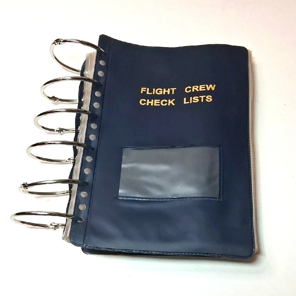 Historical USAAF Flight Crew Checklist & Performance Book 5 Ring Binder